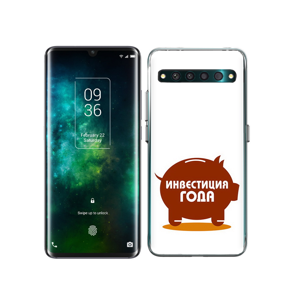 

Чехол MyPads Tocco для TCL 10 Pro инвестиция, Прозрачный, Tocco