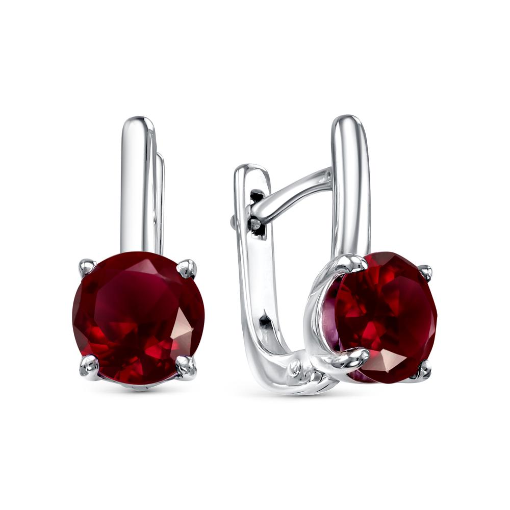 

Серьги из серебра с гранатом АЛЬКОР 02-1466_00ГР-00, 02-1466_00ГР-00