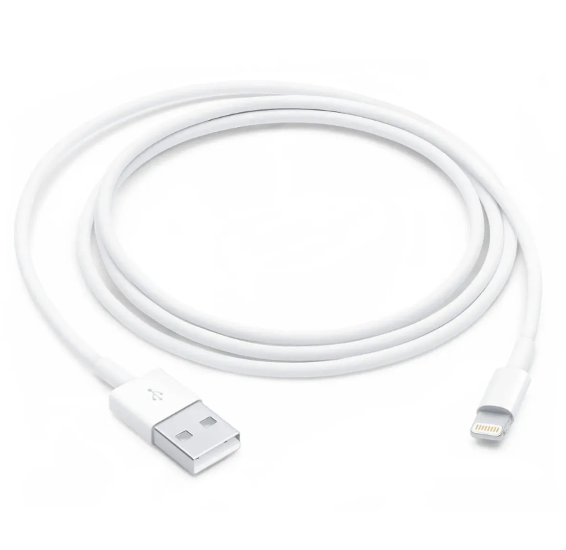 Кабель APPLE MXLY2ZM/A, Lightning (m) - USB (m), 1м, MFI, белый