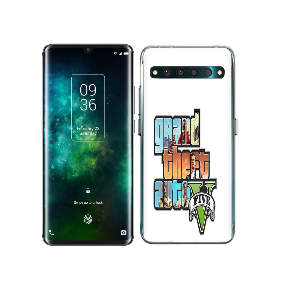 

Чехол MyPads Tocco для TCL 10 Pro игра гта, Прозрачный, Tocco