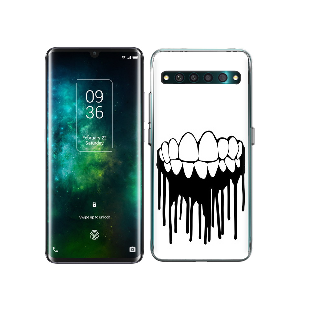 

Чехол MyPads Tocco для TCL 10 Pro зубы, Прозрачный, Tocco