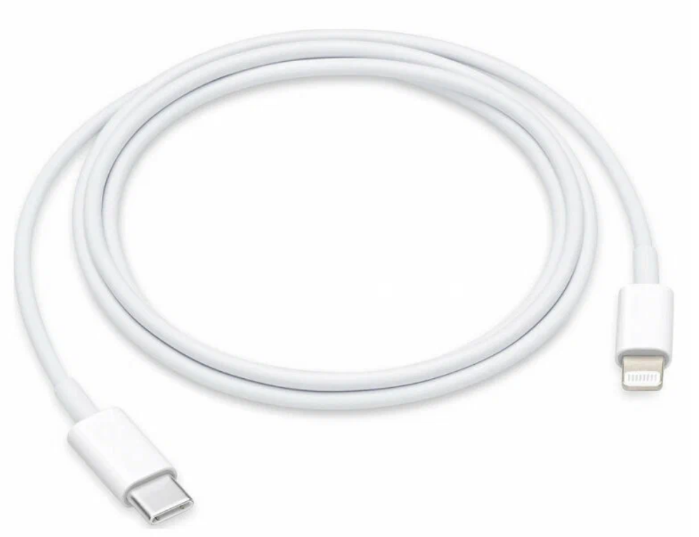 Кабель Apple MM0A3ZM/A, Lightning (m) - USB Type-C (m), 1м, MFI, белый