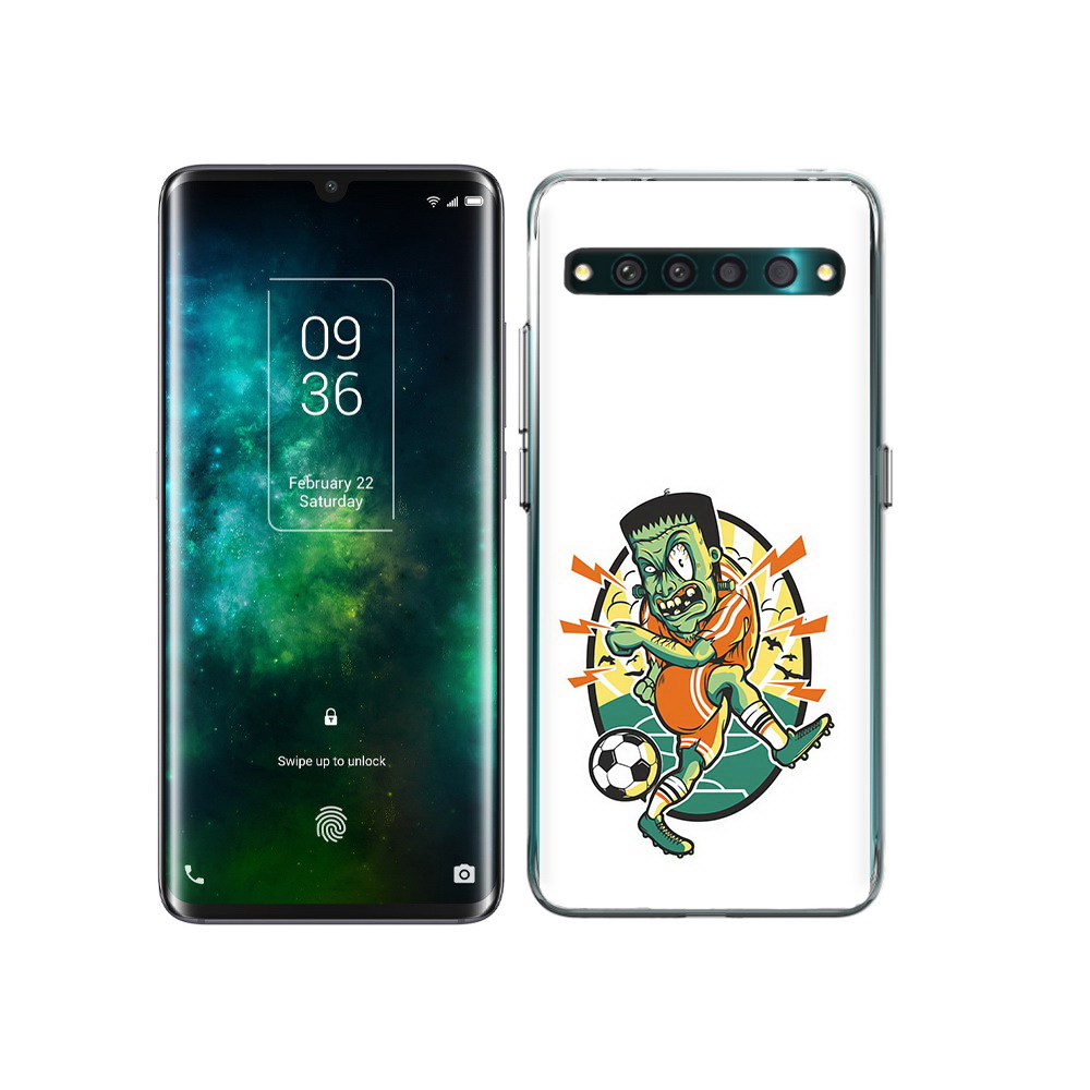 

Чехол MyPads Tocco для TCL 10 Pro зомби футболист, Прозрачный, Tocco