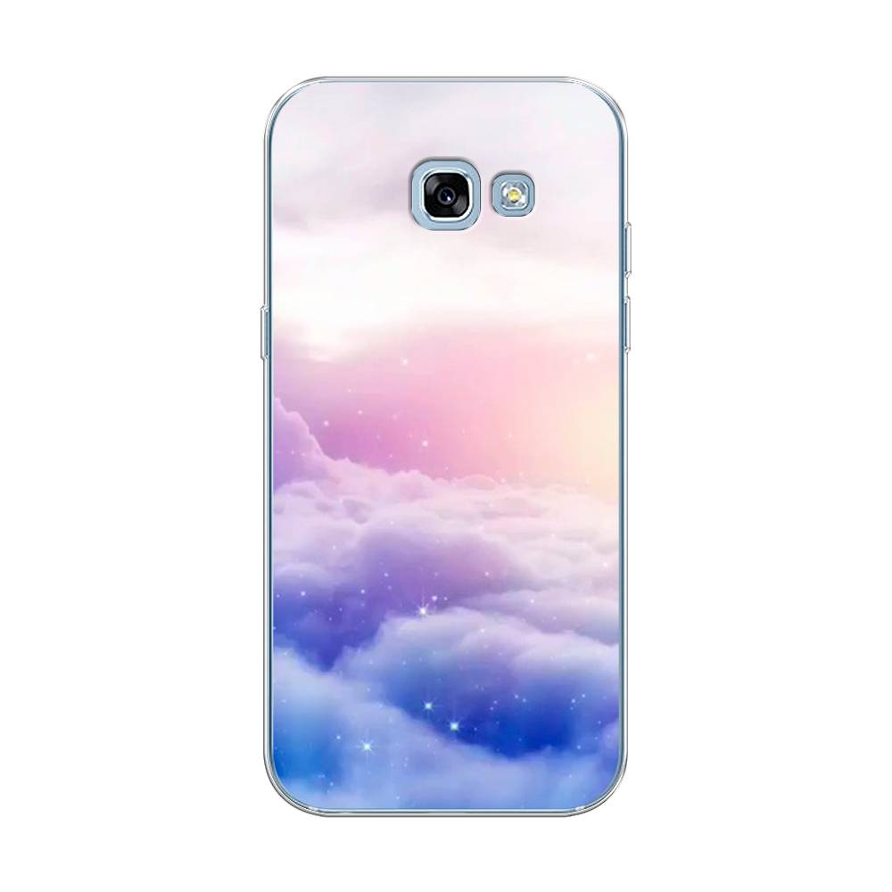 

Чехол на Samsung Galaxy A5 2017 "Небеса", Голубой;белый;розовый, 20650-2
