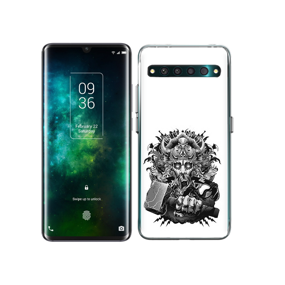 

Чехол MyPads Tocco для TCL 10 Pro злой тор, Прозрачный, Tocco