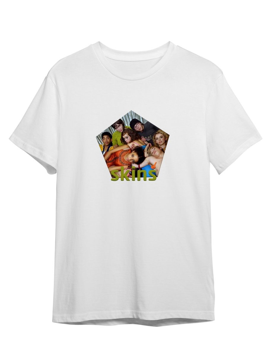 

Футболка унисекс СувенирShop Skins/Скинс/Молокососы 14 белая 3XL, "Skins/Скинс/Молокососы" 14