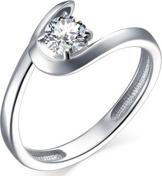 

Кольцо из серебра с фианитом р. 18,5 АЛЬКОР 01-1724_00КЦ-00, 01-1724_00КЦ-00