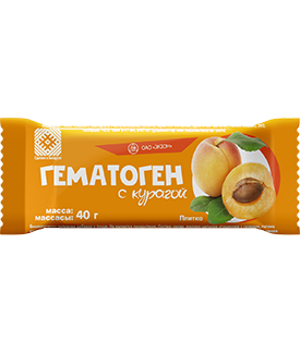 

Гематоген Экзон абрикос 40 г