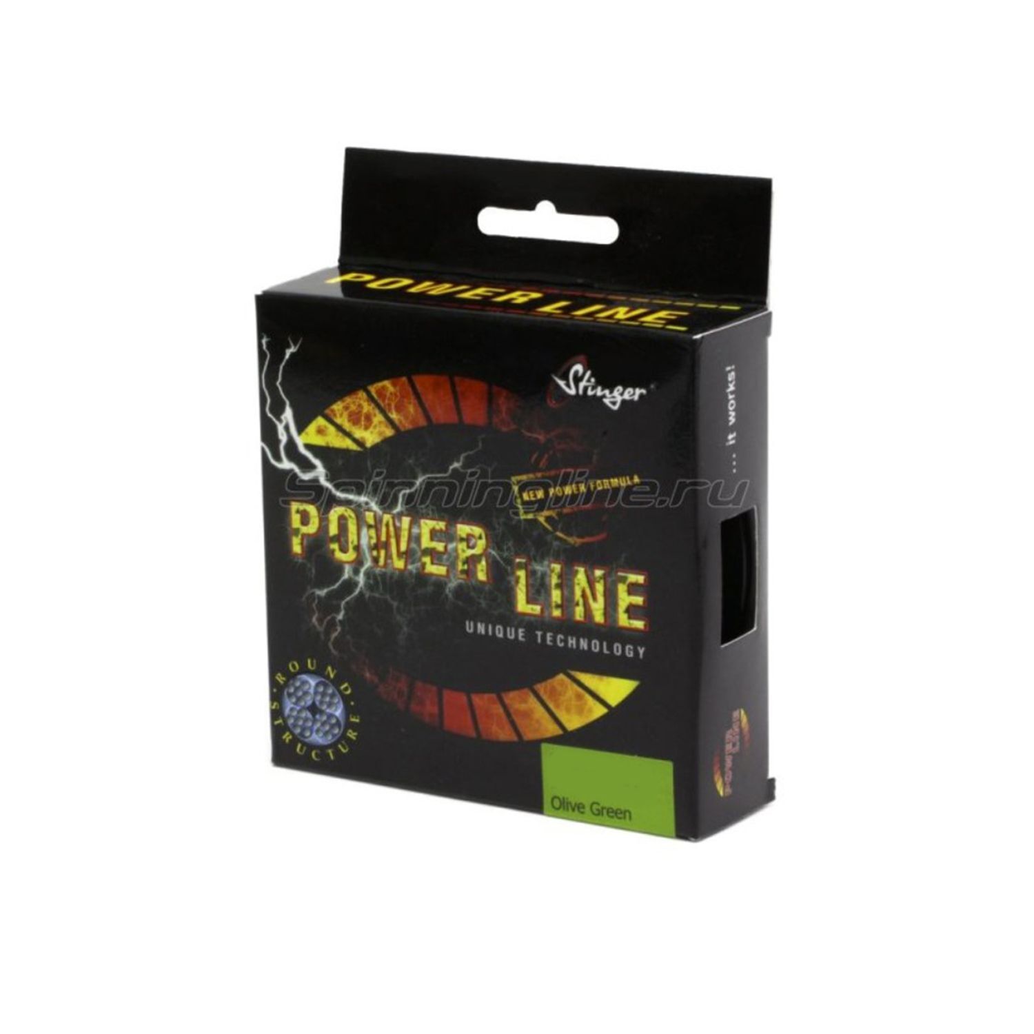 

Плетеный шнур Stinger PowerLine 125 м, Forest Green, 0,23 мм (плетеный шнур для рыбалки;, PowerLine