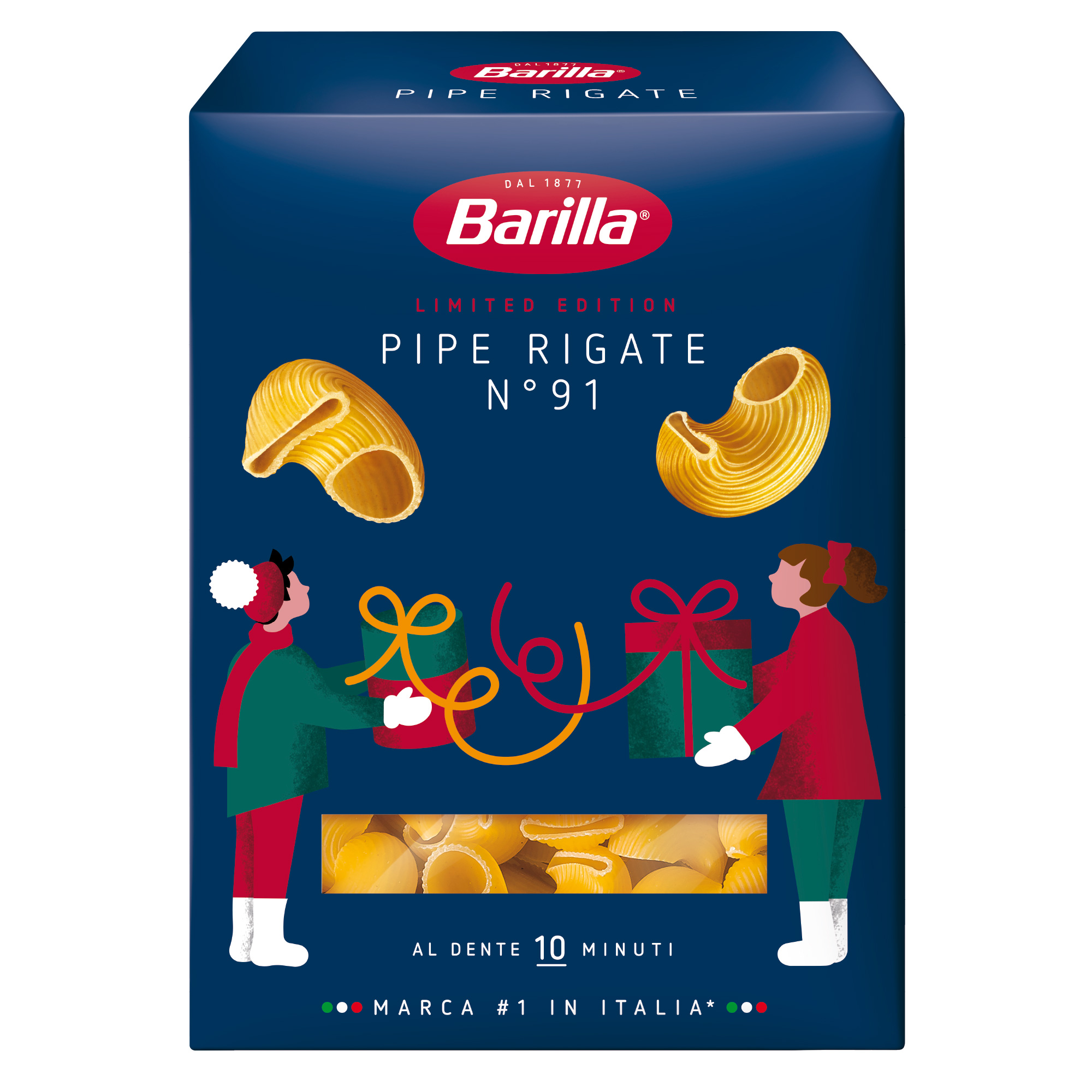 

Макаронные изделия Barilla Pipe Rigate № 91 Улитки 450 г