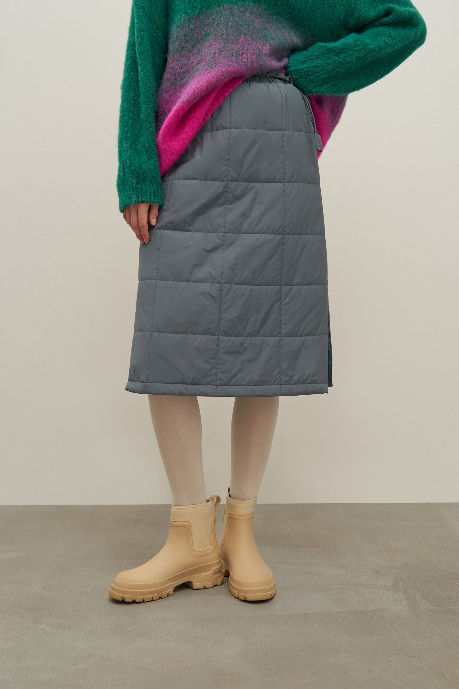 

Юбка женская Finn Flare FAD11072 серая XS, Серый, FAD11072