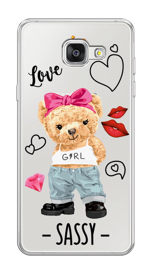 

Чехол на Samsung Galaxy A5 2016 "Sugar Mommy", Голубой;белый;розовый, 20550-6