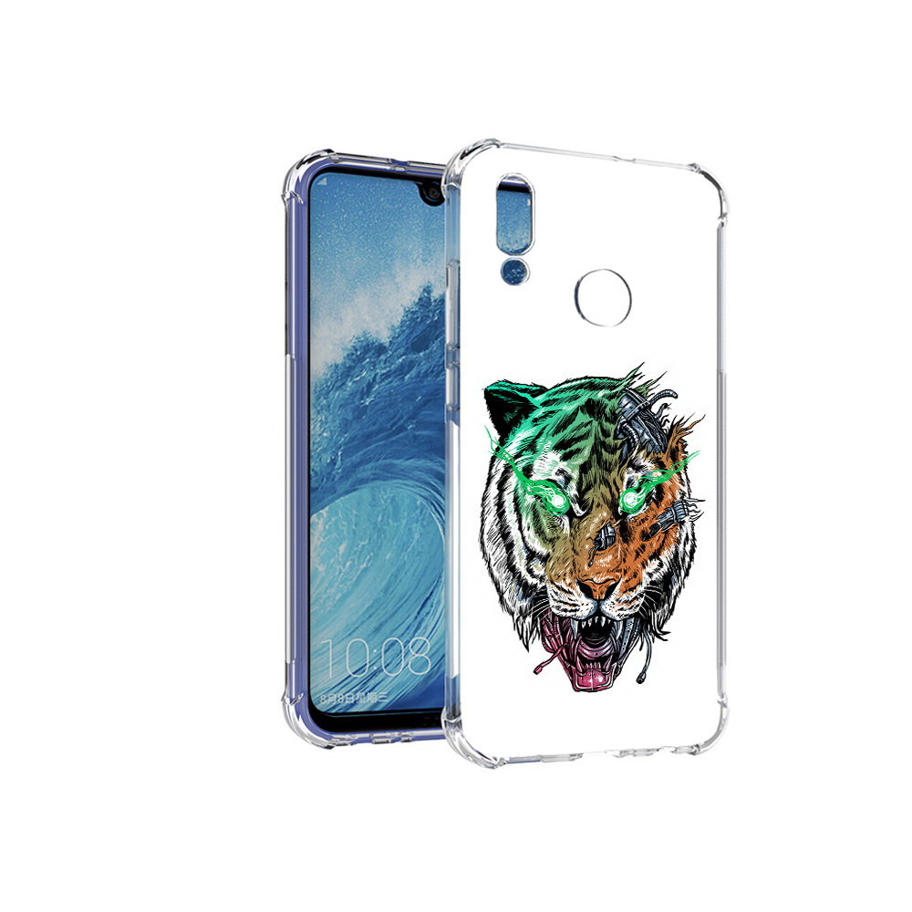 

Чехол MyPads Tocco для Huawei P Smart (2019) робо-тигр, Прозрачный, Tocco