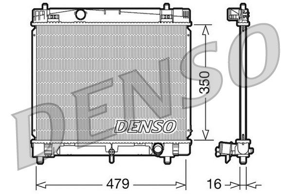 

Радиатор двигателя DENSO drm50008, Радиатор двигателя DENSO drm50008 DENSO drm50008