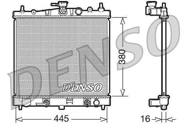 

Радиатор [380x445] DENSO drm46021, Радиатор [380x445] DENSO drm46021 DENSO drm46021