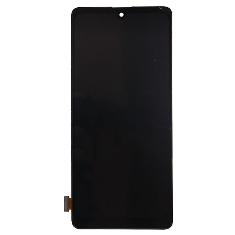 Дисплей BaseMarket для Samsung A715F Galaxy A71 в сборе с тачскрином Base черный AMOLED