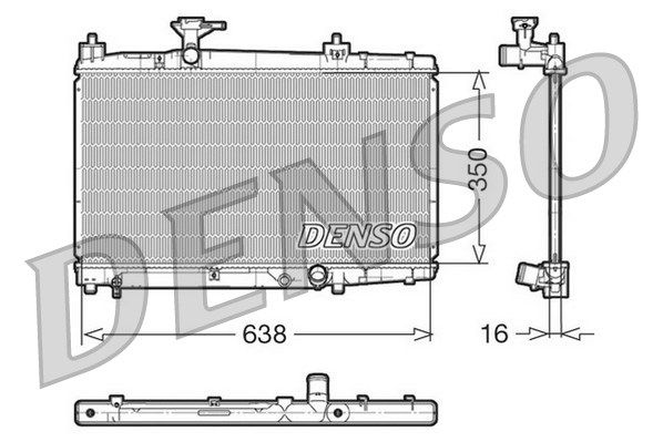 

Радиатор [638x350] DENSO drm50007, Радиатор [638x350] DENSO drm50007 DENSO drm50007