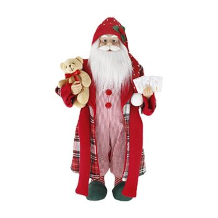 

Фигурка Gold Star Gifts Санта в пижаме 46 см, Красный
