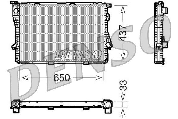

Радиатор двигателя DENSO drm05067, Радиатор двигателя DENSO drm05067 DENSO drm05067