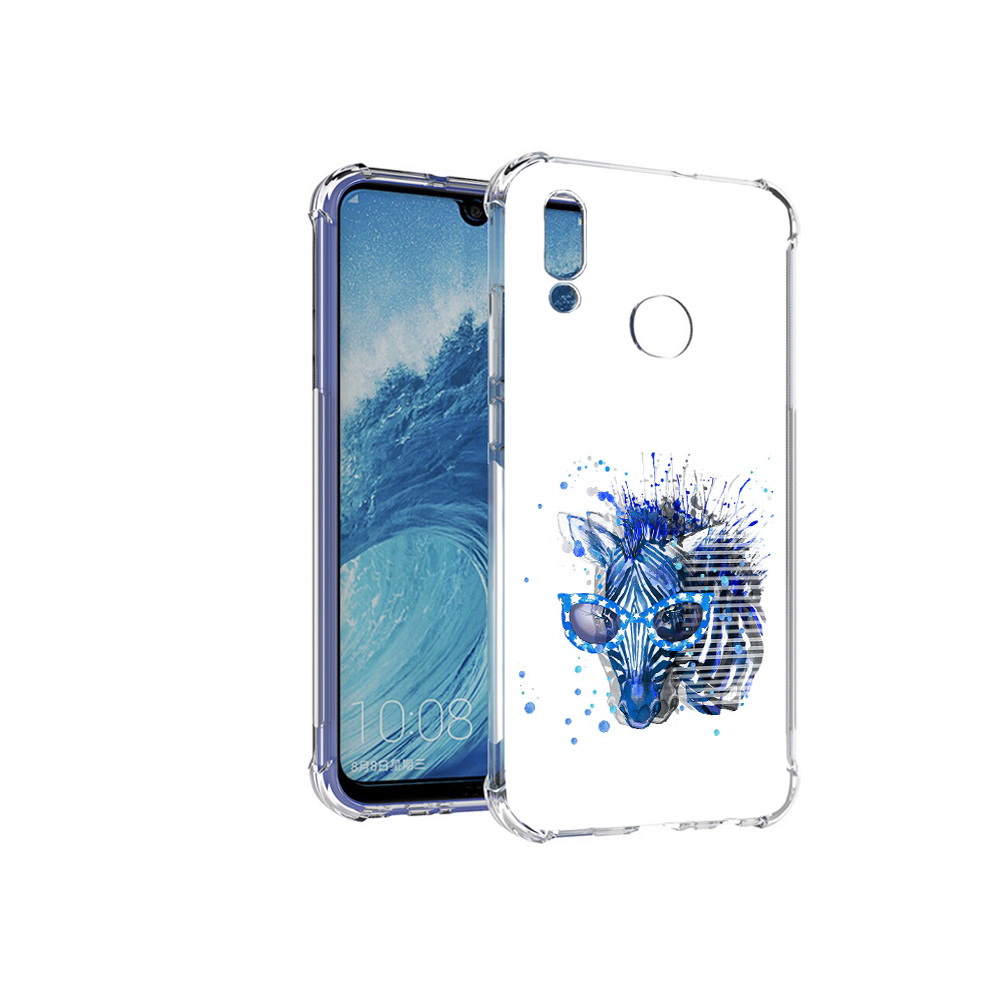 

Чехол MyPads Tocco для Huawei P Smart (2019) расплывчатая зебра, Прозрачный, Tocco