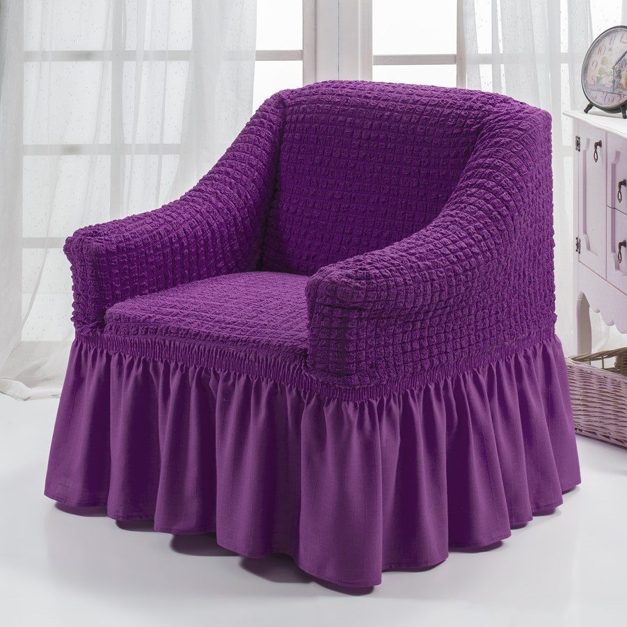 фото Чехол для кресла "bulsan" - фиолетовый