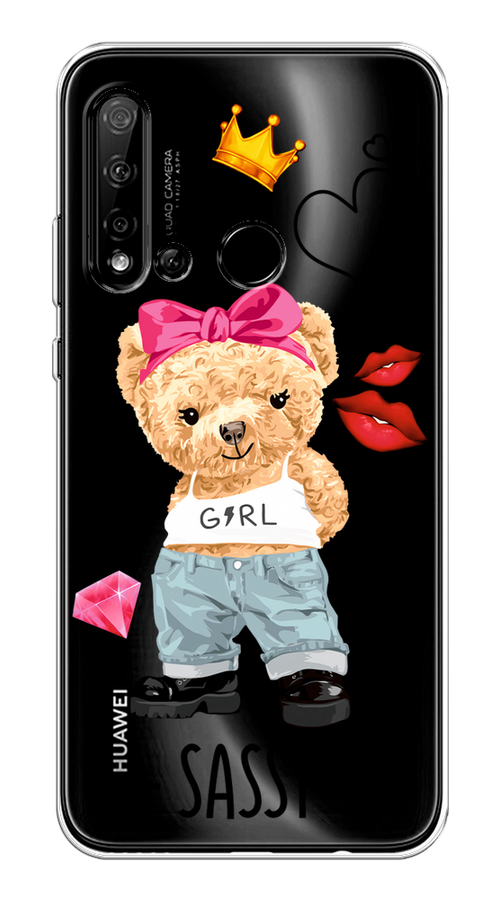

Чехол на Huawei P20 Lite 2019 "Sugar Mommy", Голубой;белый;розовый, 69750-6