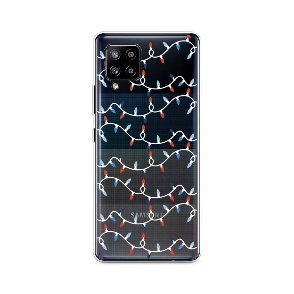 

Чехол на Samsung Galaxy A42 "Разноцветная гирлянда", Белый;красный;синий, 2101750-5