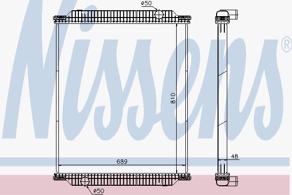 

NS67218 радиатор системы охлаждения алюм./пласт. Omn MAN NG/NL/NU 09.96>