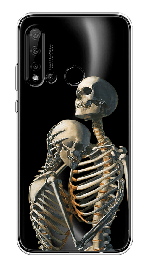 

Чехол на Huawei P20 Lite 2019 "I’m so sorry", Серый;бежевый;черный, 69750-4