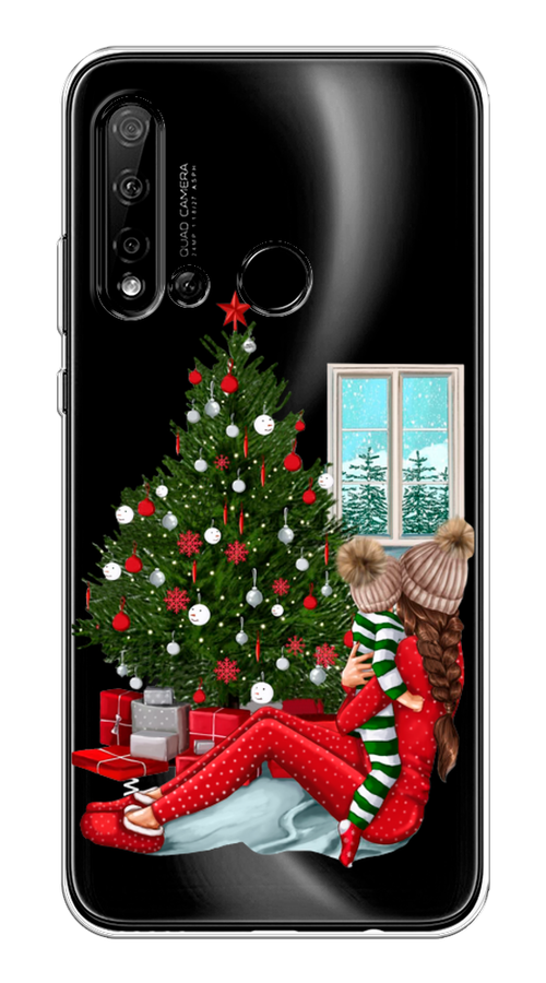 

Чехол на Huawei P20 Lite 2019 "Новый год с мамой", Красный;зеленый;голубой, 69750-6