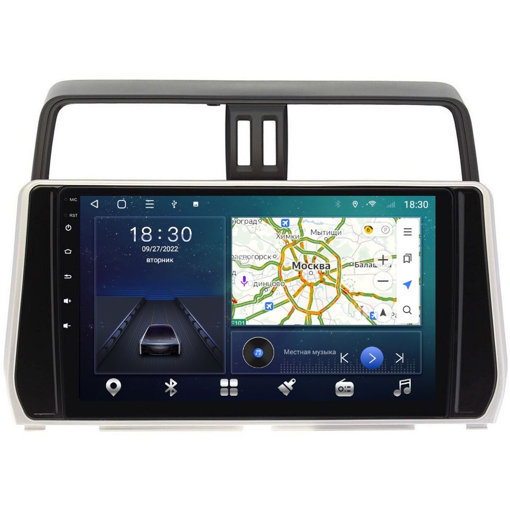 Магнитола CRS-300 Toyota Land Cruiser Prado 150 2017-2021- Android 13 - 2+32Gb - Carplay