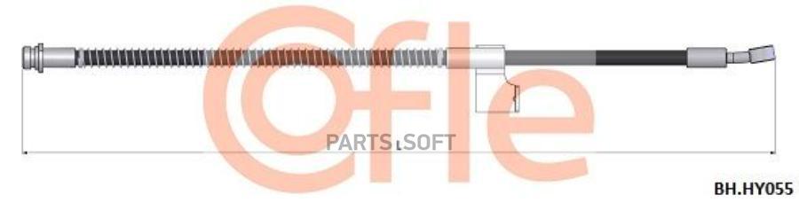 

Cofle 92.Bh.Hy055 Шланг Тормозной
