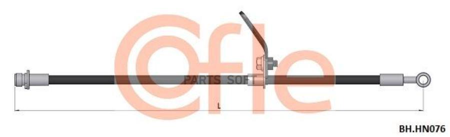 

Cofle 92.Bh.Hn076 Шланг Тормозной