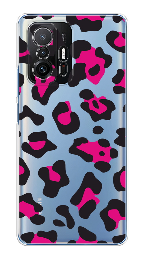 

Чехол на Xiaomi Mi 11T/11T Pro "Pink cow spots", Черный;розовый, 313750-1