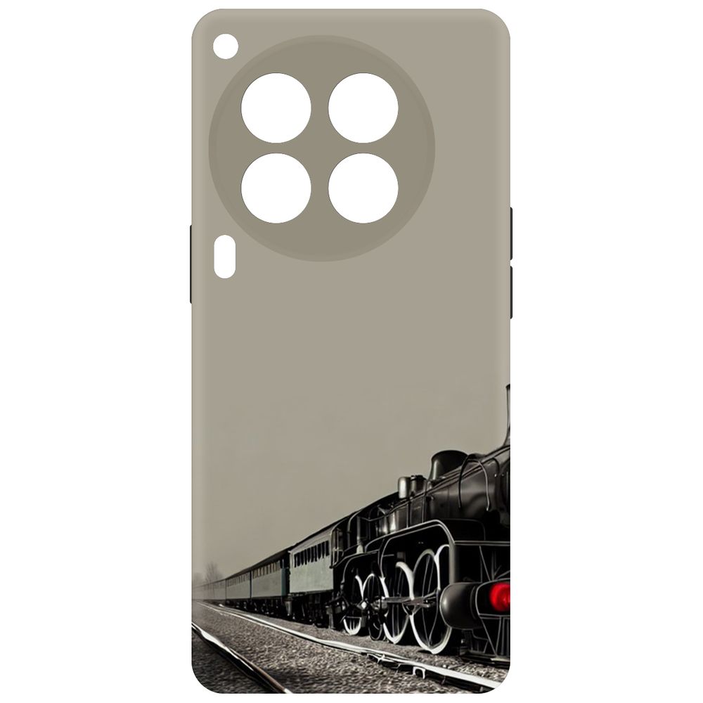 

Чехол-накладка Krutoff Soft Case Паровоз для TECNO Camon 30 Premier 5G черный