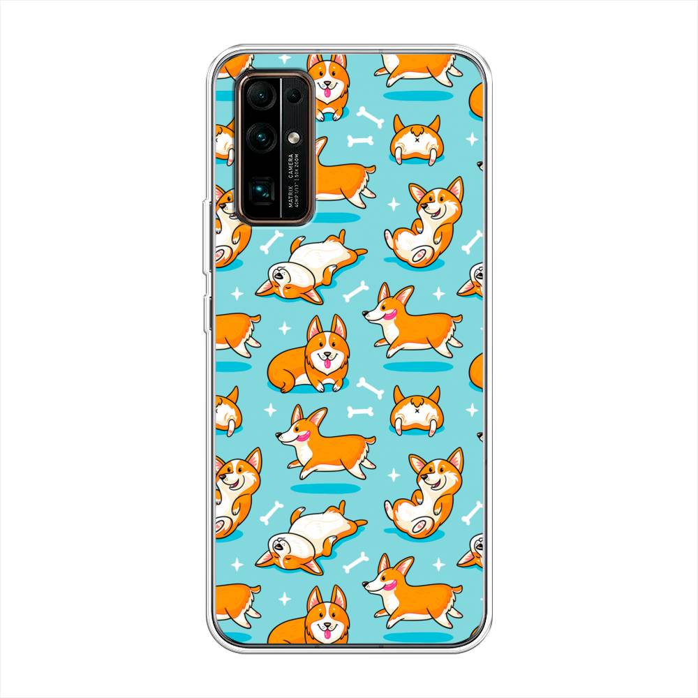 

Чехол Awog на Honor 30 "Веселые корги", Коричневый, 612150-2