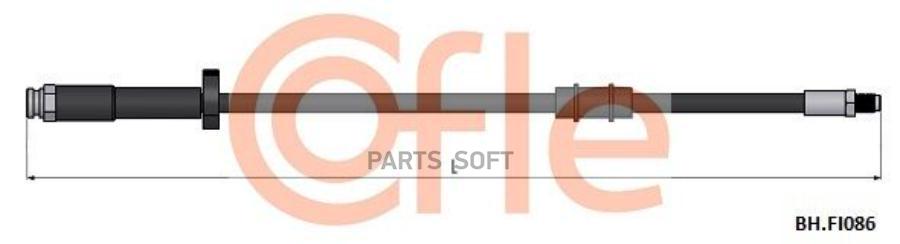 

Cofle 92.Bh.Fi086 Шланг Тормозной