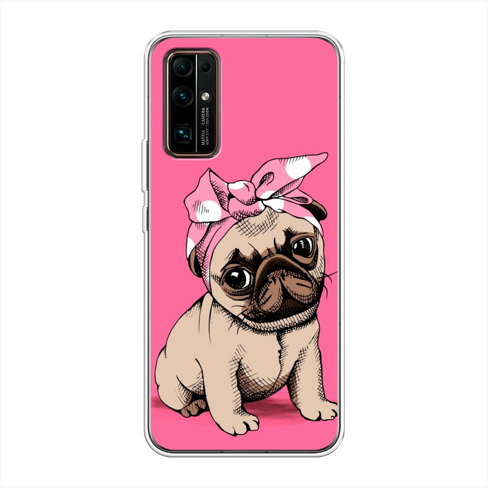 

Чехол Awog на Honor 30 "Dog Pin-Up", Розовый;бежевый, 612150-2