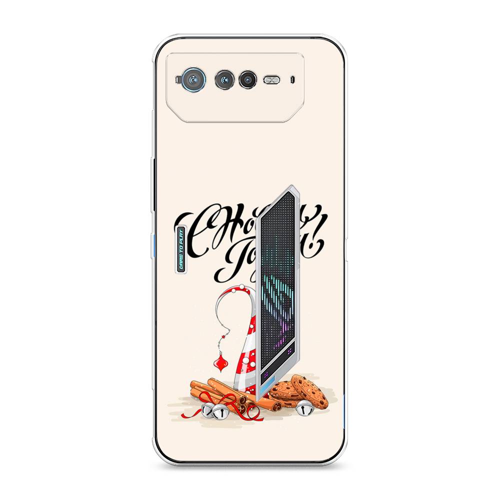 

Чехол для Asus ROG Phone 6 "Подарки на Новый Год", Бежевый;красный;черный, 44650-5