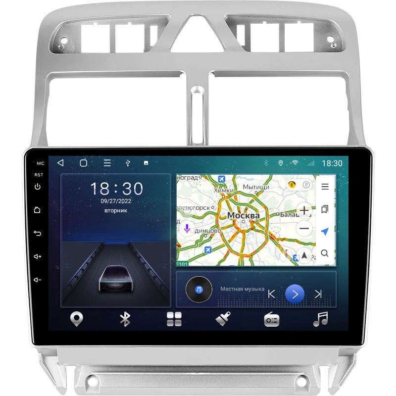 Магнитола CRS-300 Пежо 307 Peugeot 307 2001-2008 - Android 13 - Процессор 8 ядер - Carplay