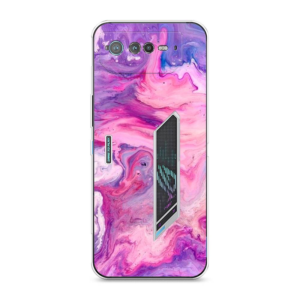 

Чехол для Asus ROG Phone 6 "Нежно-розовая абстракция", Розовый, 44650-3