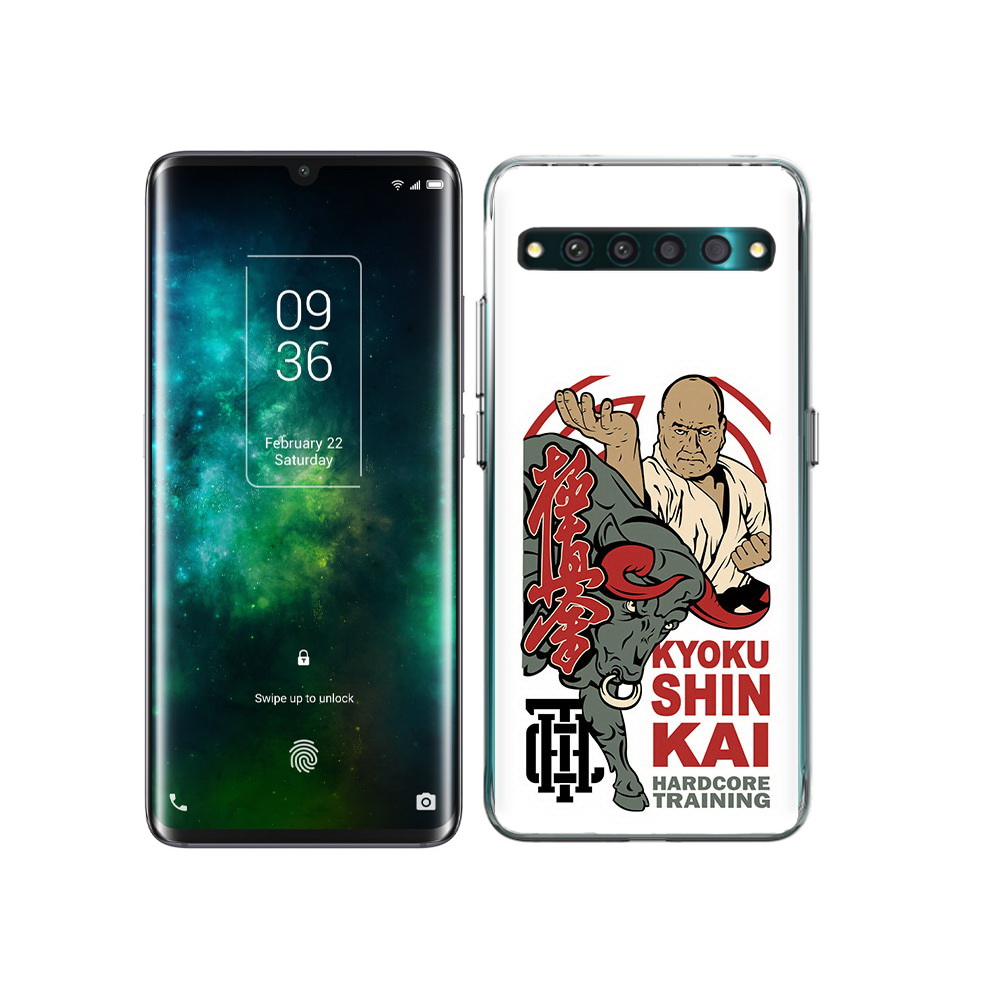 

Чехол MyPads Tocco для TCL 10 Pro единоборства рисунок, Прозрачный, Tocco