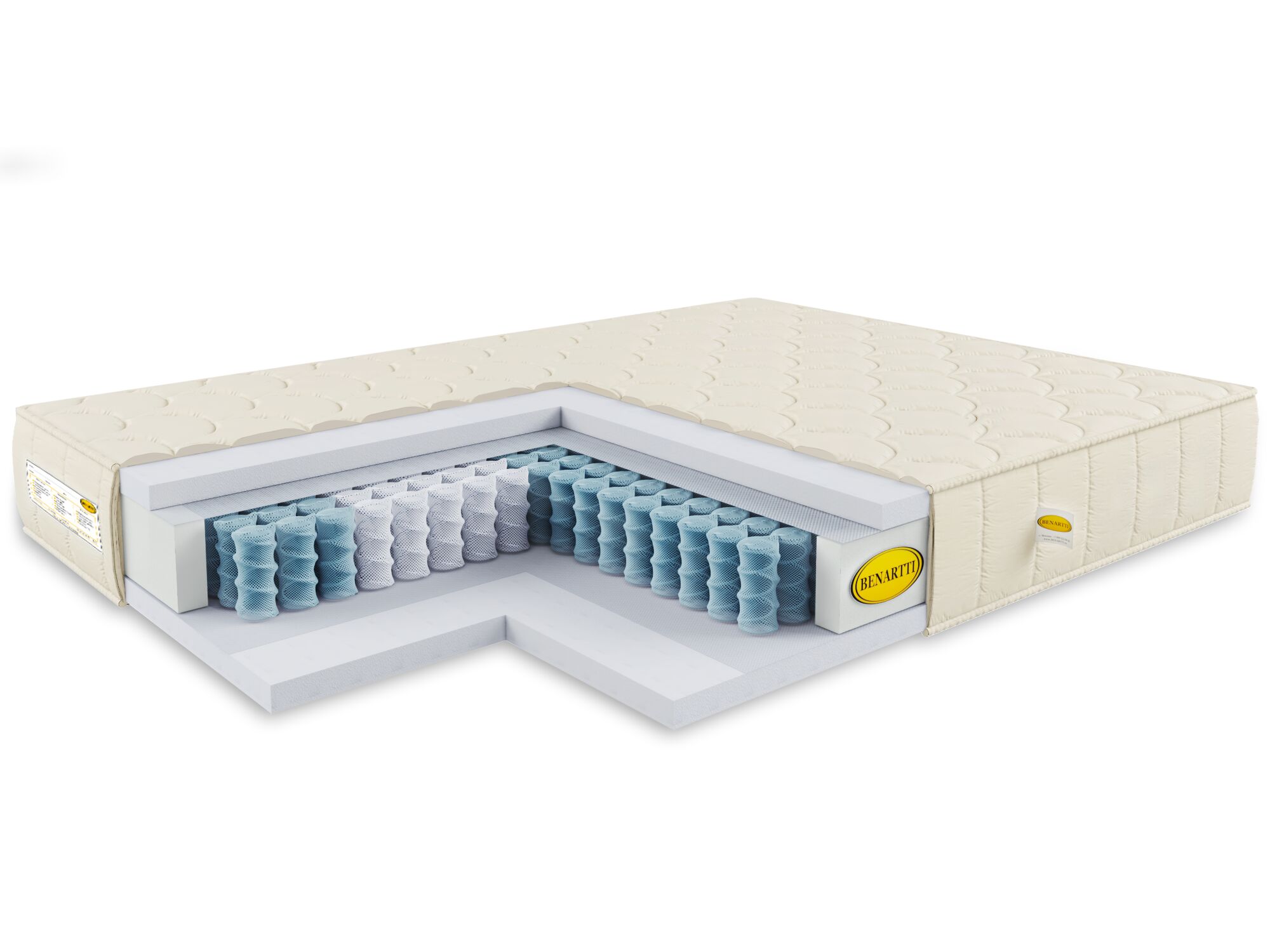 

Матрас Benartti Classic Max TFK 180x185, Бежевый, Classic Max TFK