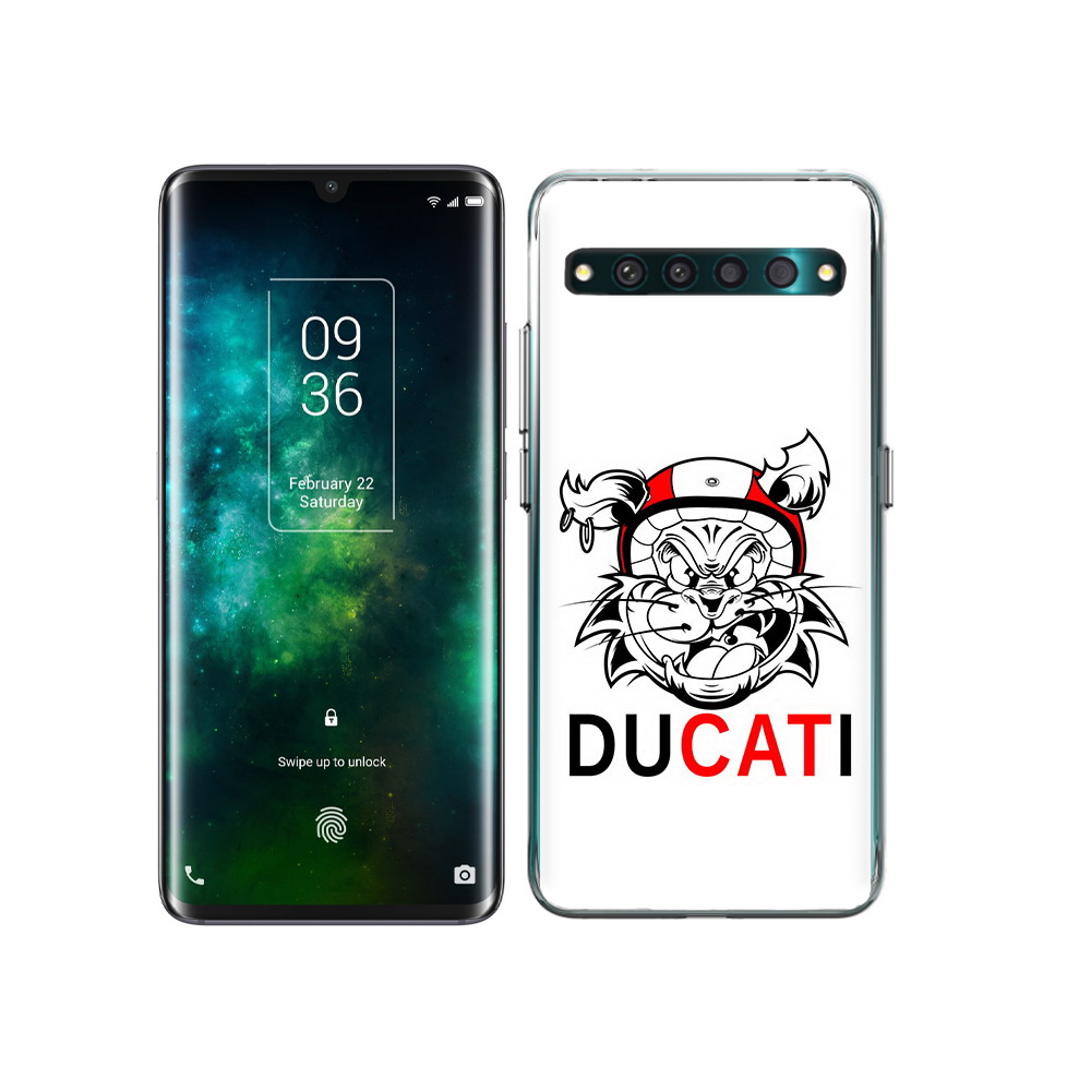 

Чехол MyPads Tocco для TCL 10 Pro дукати, Прозрачный, Tocco