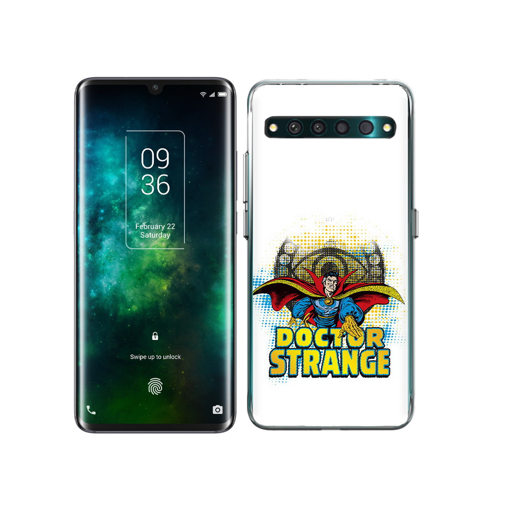 

Чехол MyPads Tocco для TCL 10 Pro доктор стренж рисунок, Прозрачный, Tocco