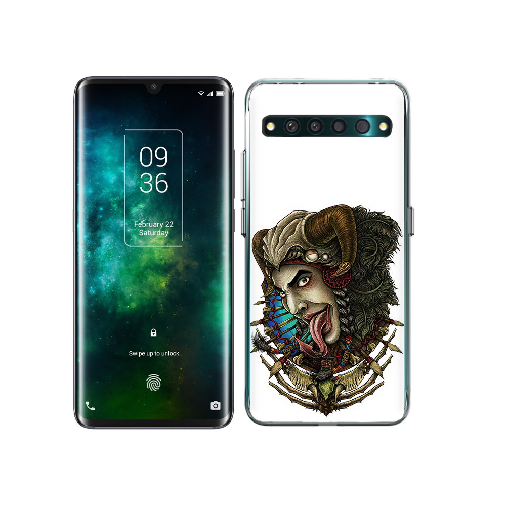 

Чехол MyPads Tocco для TCL 10 Pro длинный язык, Прозрачный, Tocco