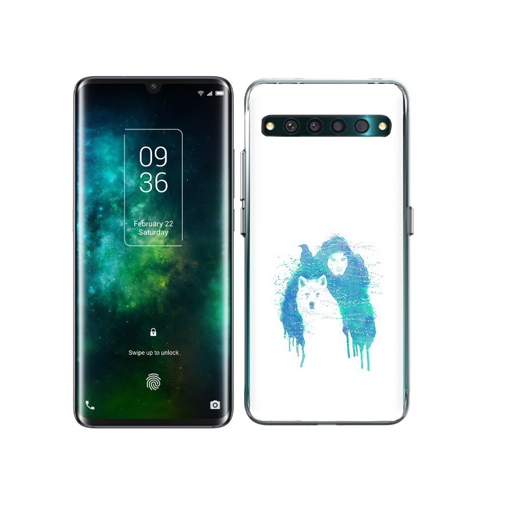 

Чехол MyPads Tocco для TCL 10 Pro джон сноу, Прозрачный, Tocco