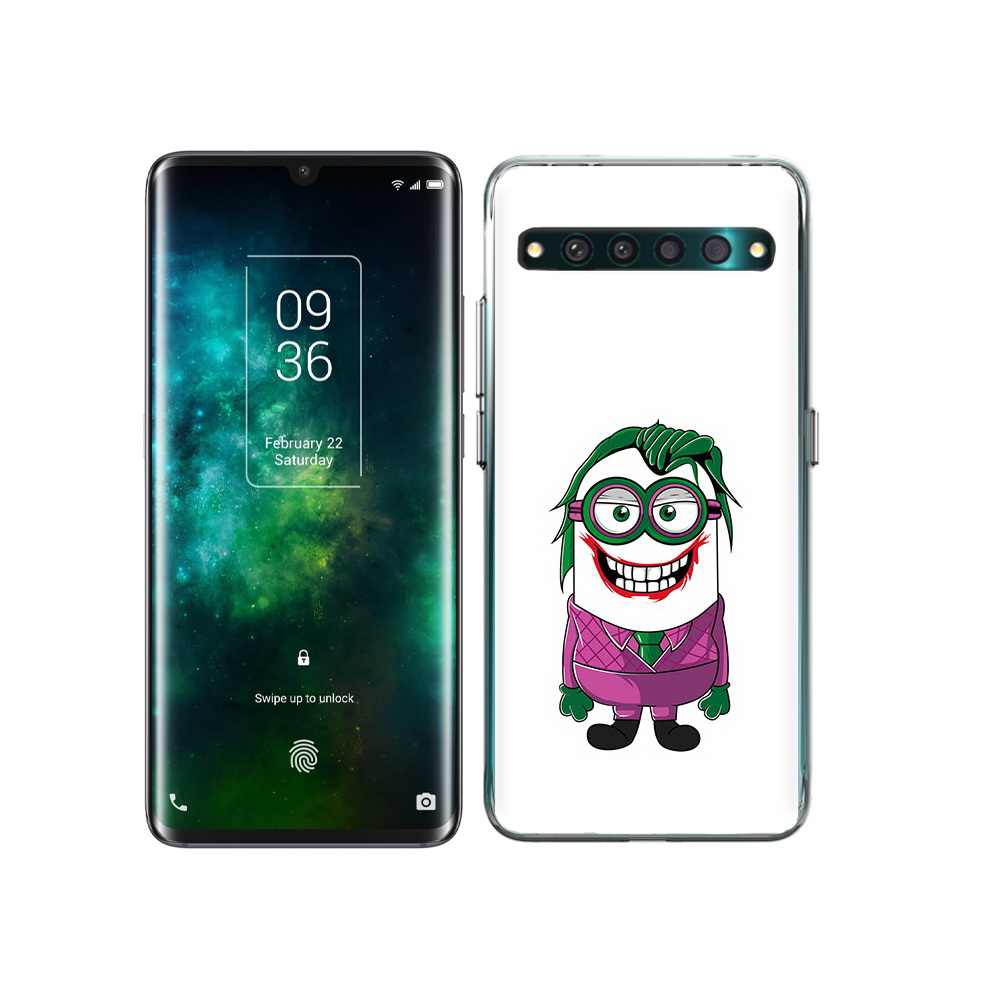 

Чехол MyPads Tocco для TCL 10 Pro джокер миньон, Прозрачный, Tocco