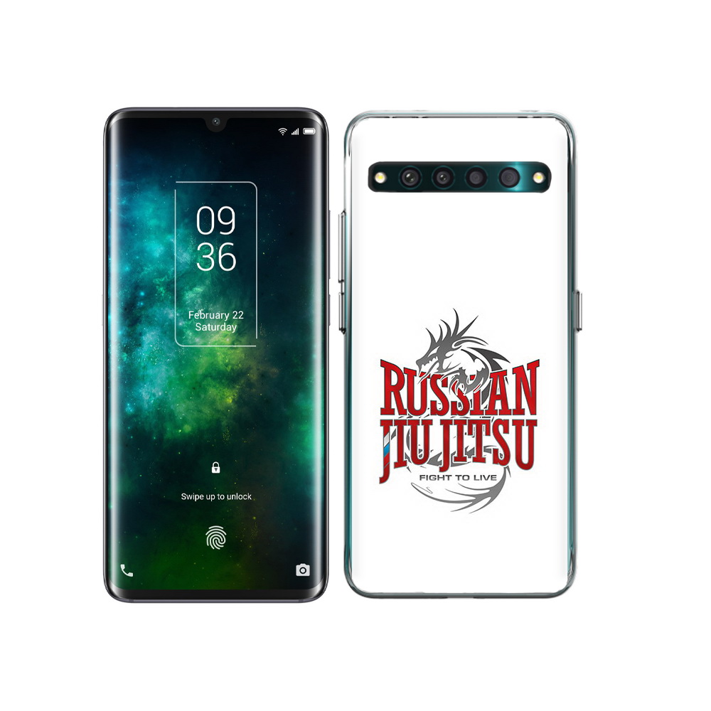 

Чехол MyPads Tocco для TCL 10 Pro джиу джитсу, Прозрачный, Tocco
