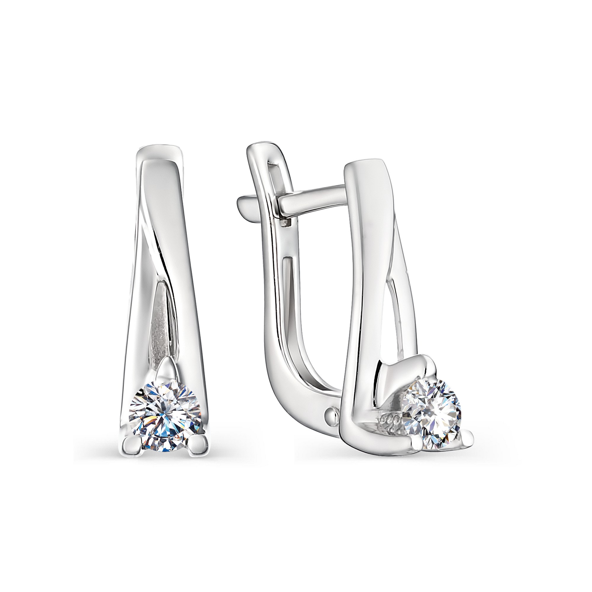 

Серьги из серебра с фианитом АЛЬКОР 02-0696_00КЦ-00, 02-0696_00КЦ-00